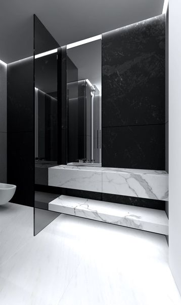 baño-negro-marmol-lujo-interiorismo-interiores-arquitectura